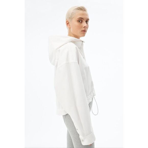 Alexander Wang Henley Shirt Jacket Detached hoodie - Picture 6 of 14
